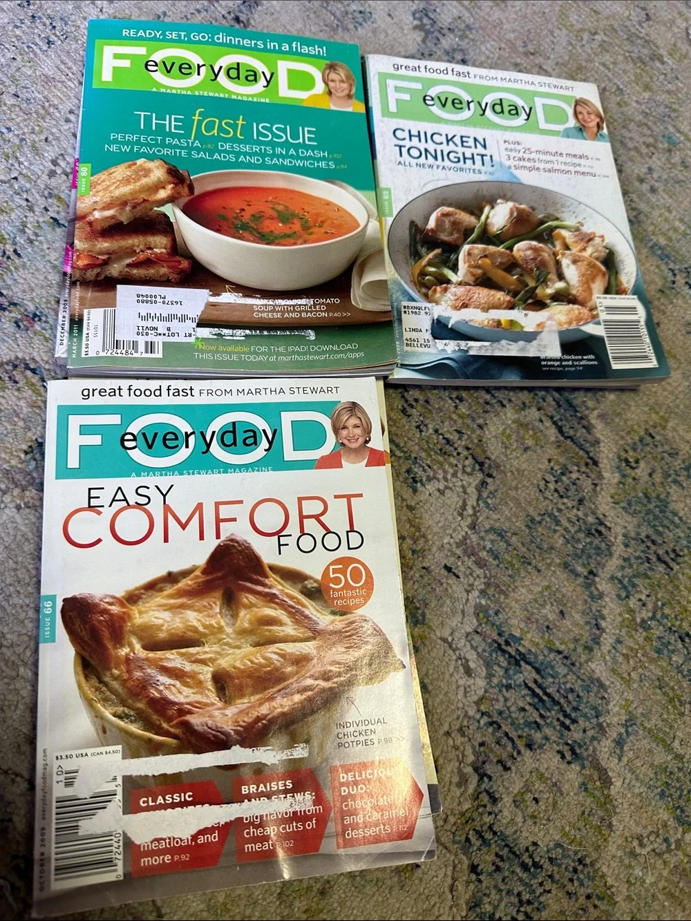 Everyday FOOD magazines by Martha Stewart Set